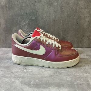 Nike Air Force 1 Low Sneakers 823511-600 Mens sz 7.5/Womens sz 9 - Metallic